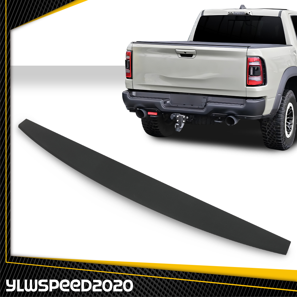 Fit For RAM 3500 2500 2019-2022 Tailgate Spoiler Cap Black