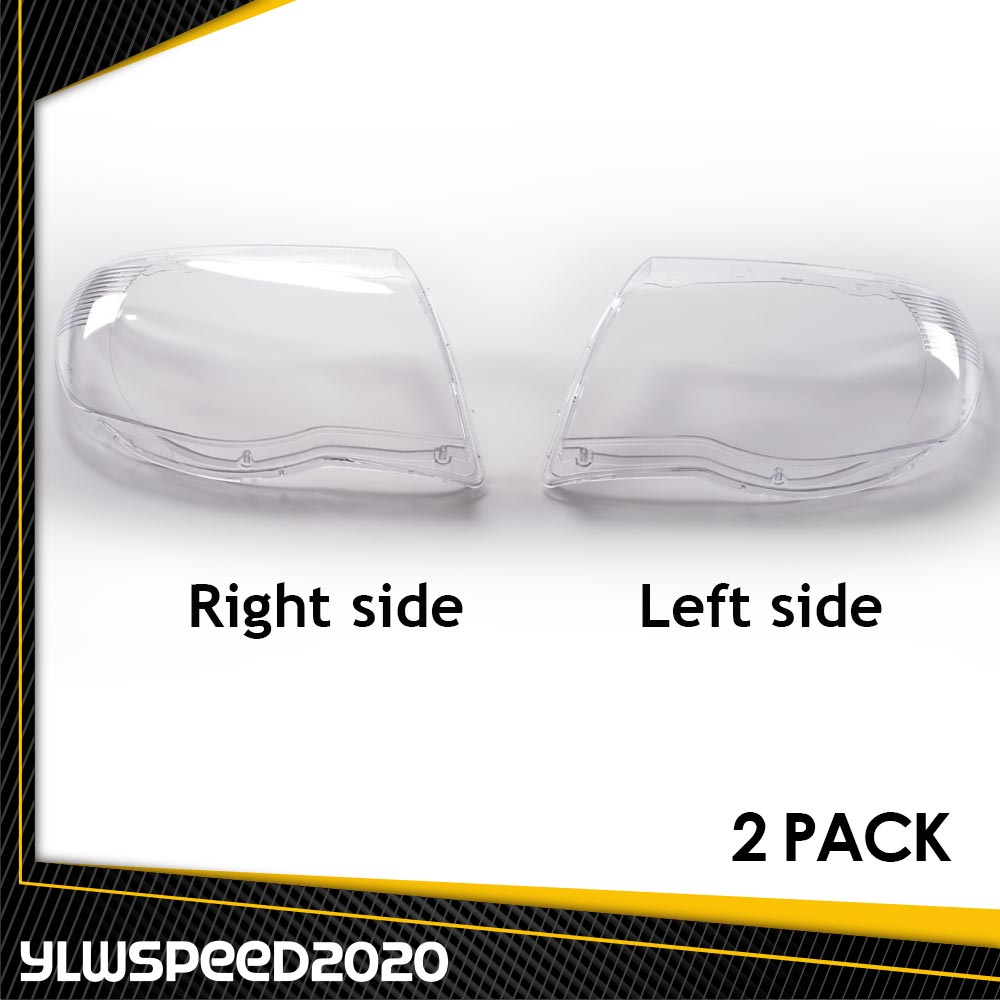 Toyota Tacoma 2005-2011 Factory Style Headlights Black Housing Clear Len Clear Reflector
