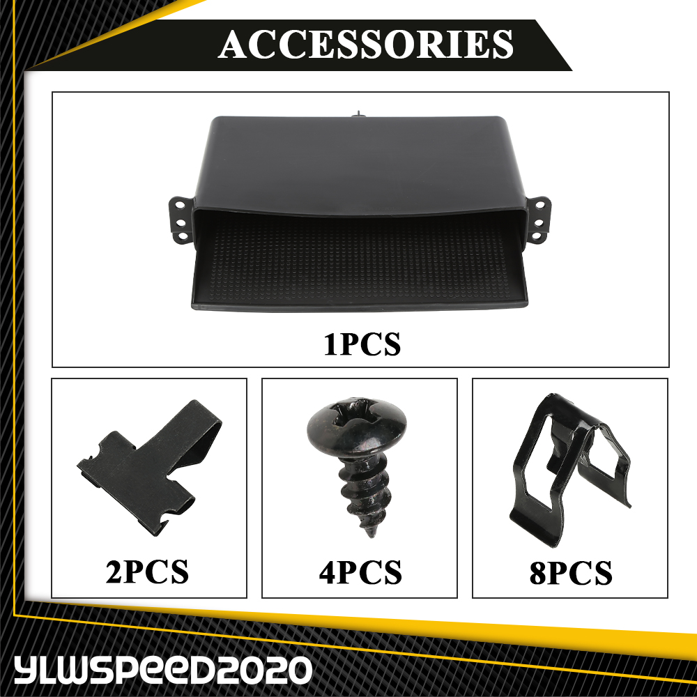 PIT66 Center Dash Trim Panel For Dodge Ram 2006-2008 – Radio Air Vent Bezel, Black, Direct Fit